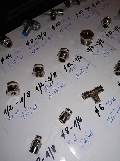 Camozzi Nowe złącza cena za całość 4,300 zł