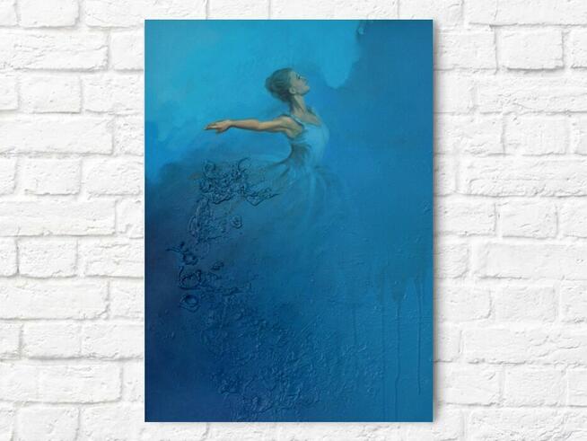 Obraz 50x70cm - Majestic - obraz akrylowy, płótno, kobieta