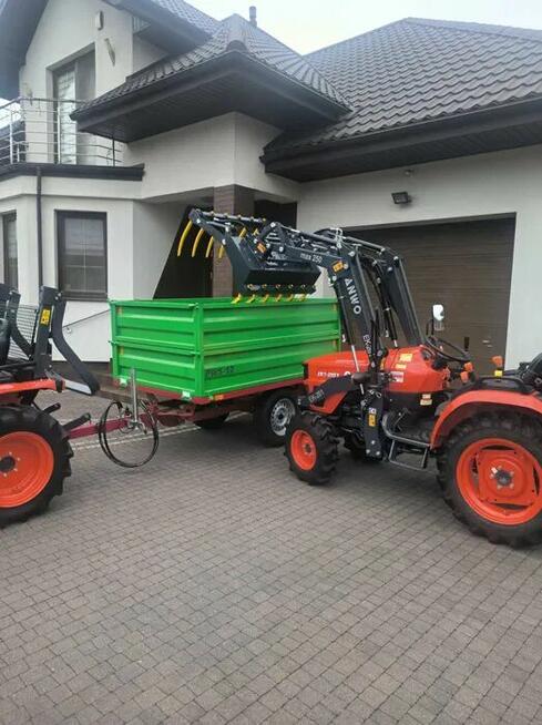 Przyczepa Wywrotka Przyczepka Traktorek Kubota Yanmar Iseki