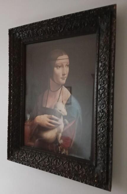 Dama z Gronostajem Leonardo da Vinci Reprodukcja