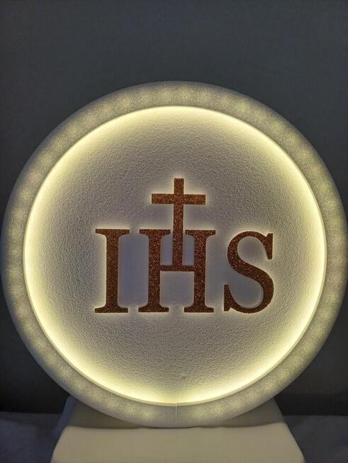 Hostia z podświetleniem NOWOŚĆ dekoracja Pierwsza Komunia