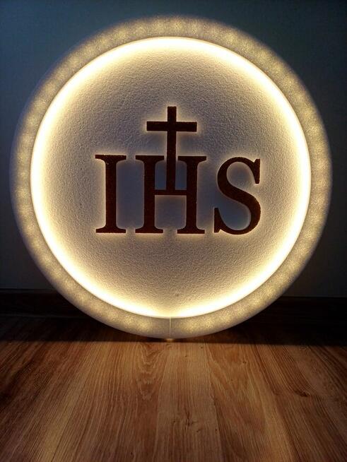 Hostia z podświetleniem NOWOŚĆ dekoracja Pierwsza Komunia