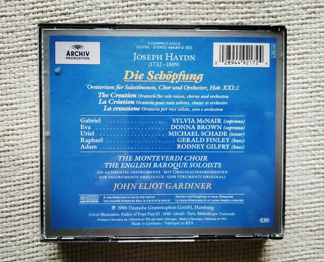 Joseph Haydn - Oratorium (Stworzenie Świata)