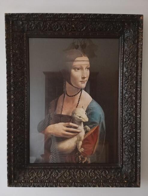 Dama z Gronostajem Leonardo da Vinci Reprodukcja
