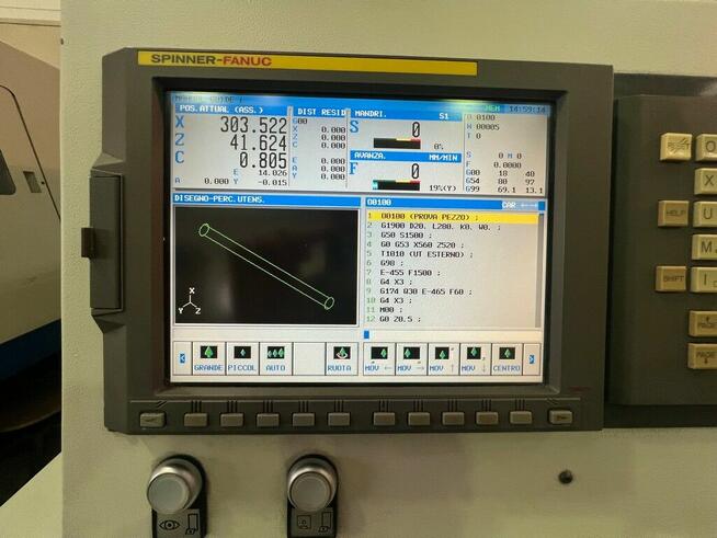 SPINNER TC77 SMCY cnc oś Y przeciwwrzeciono 2006/2008 5800h