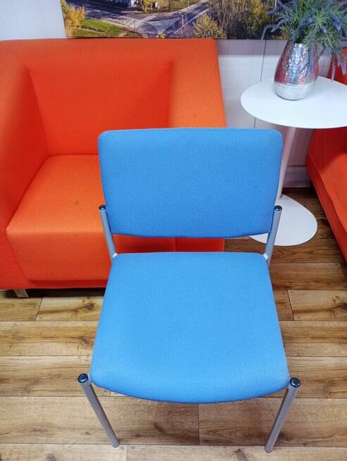 Krzesło konferencyjne niebieskie krzesła konferencyjne