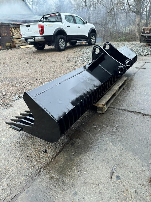 Łyżka skarpowa ażurowa, grabie 300cm 9-12t