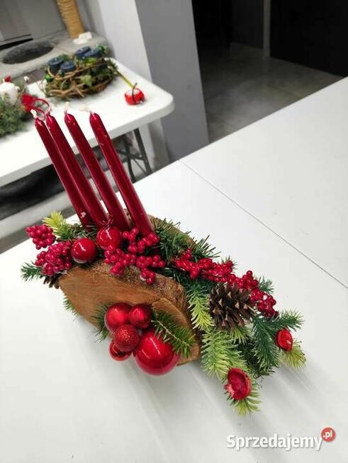 Kompozycja na plastrach drzewa