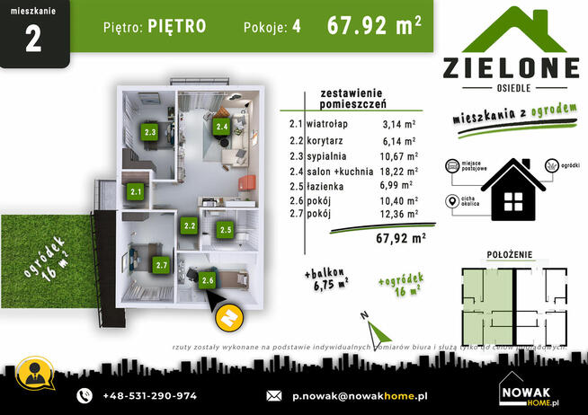 Nowe BEZCZYNSZOWE mieszkania z ogródkami/ul. Kopystyńskiego