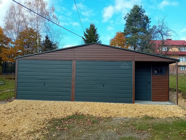 Promocyjne ceny garaże blaszane na każdy wymiar