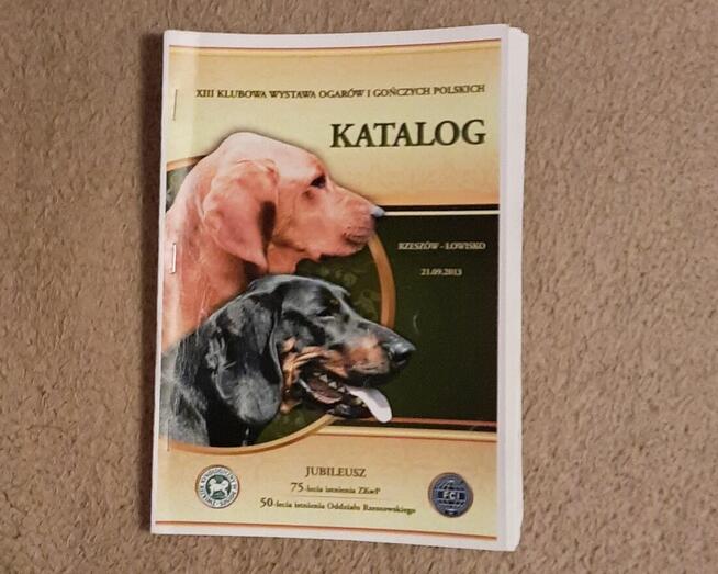 Katalogi Klubowa Wystawa Ogarów i Gończych 2011 i 2013, 2szt