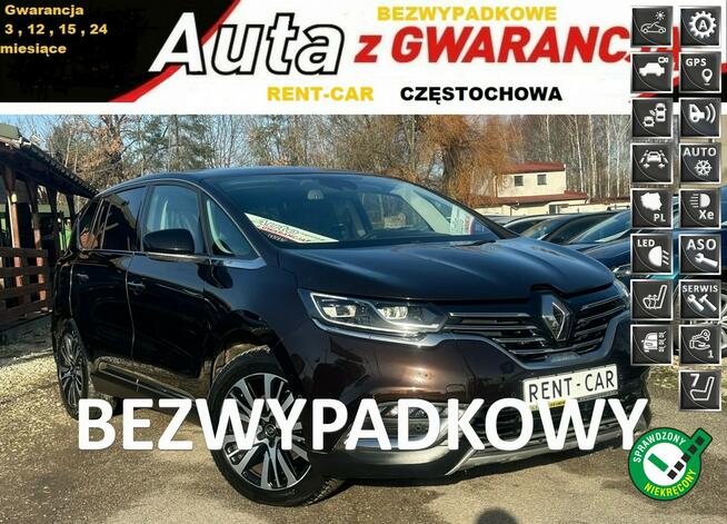 Renault Espace 161PS*INITIALE-PARIS*4Control OPŁACONY Bezwypadkowy 7-Osób*GWARANCJA24