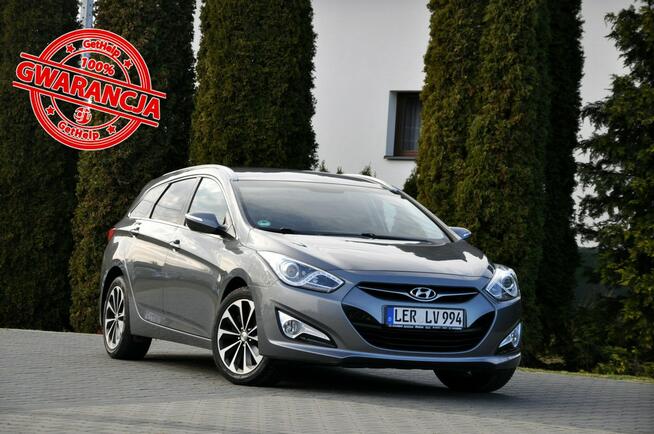 Hyundai i40 1.6i(135KM)*Led*Duża Navi*Kamera*Welur*Reling*Parktronik*IWł*Alu17"ASO