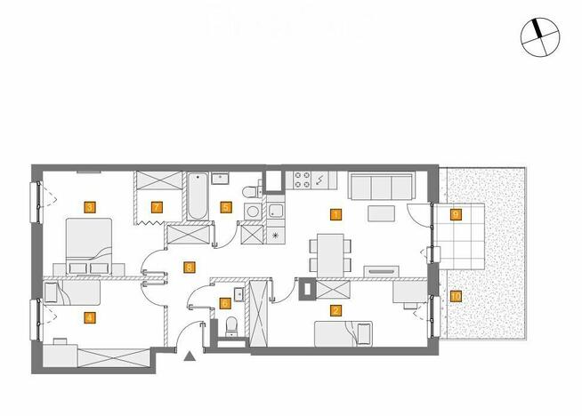 M4 I ogród z tarasem I super lokalizacja I Włochy