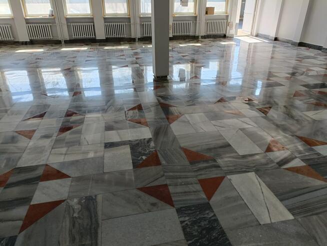 Szlifowanie krystalizacja polerowanie marmuru granitu betonu