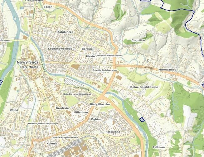 Sprzedam dużą działkę z potencjałem inwestycyjnym 0.6489 ha
