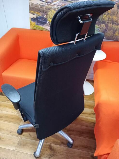 Fotel krzesło biurowe obrotowe z zagłówkiem fotele krzesła