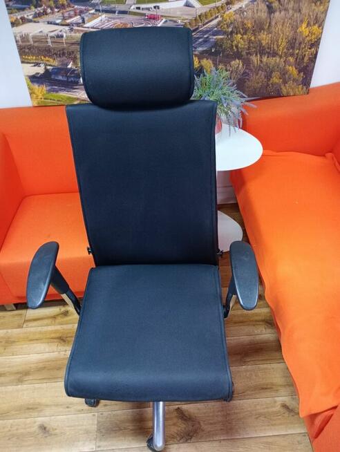 Fotel krzesło biurowe obrotowe z zagłówkiem fotele krzesła