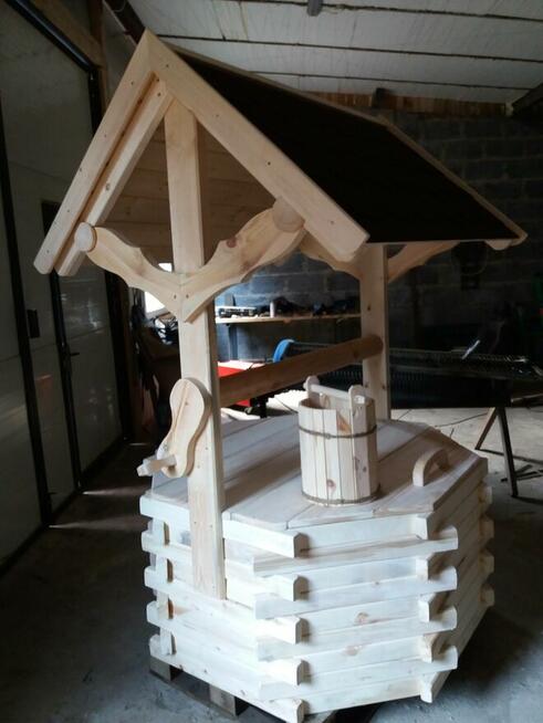 studnia ogrodowa zabudowa kręgu