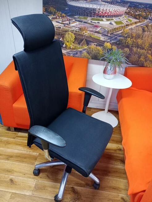 Fotel krzesło biurowe obrotowe z zagłówkiem fotele krzesła