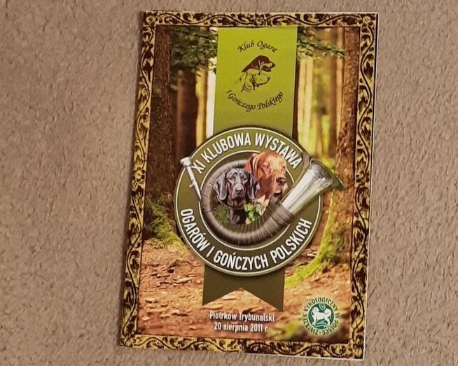 Katalogi Klubowa Wystawa Ogarów i Gończych 2011 i 2013, 2szt