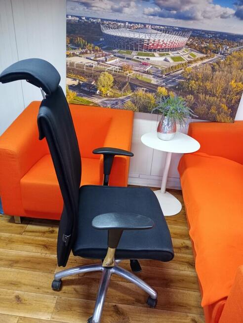 Fotel krzesło biurowe obrotowe z zagłówkiem fotele krzesła