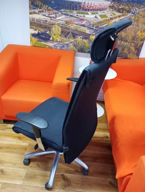 Fotel krzesło biurowe obrotowe z zagłówkiem fotele krzesła