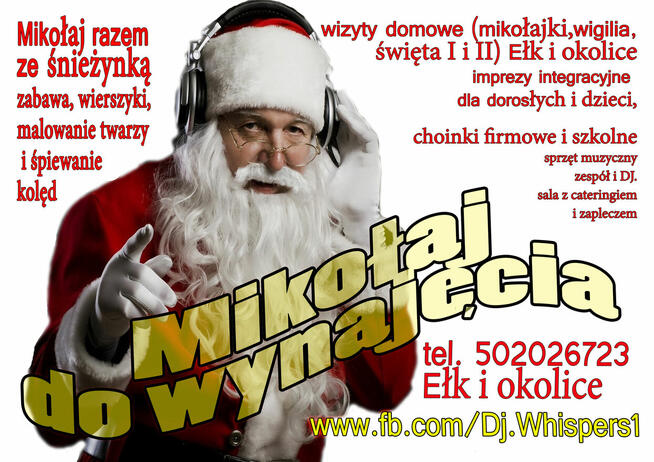 Mikołaj do wynajęcia Ełk