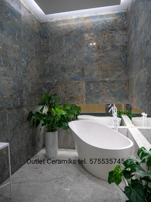 Płytki ścienne podłogowe lappato Tanganika green gres gat.1