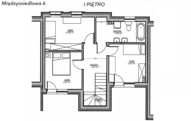 Wygodne domy w zielonym Wawrze – Międzyosiedlowa