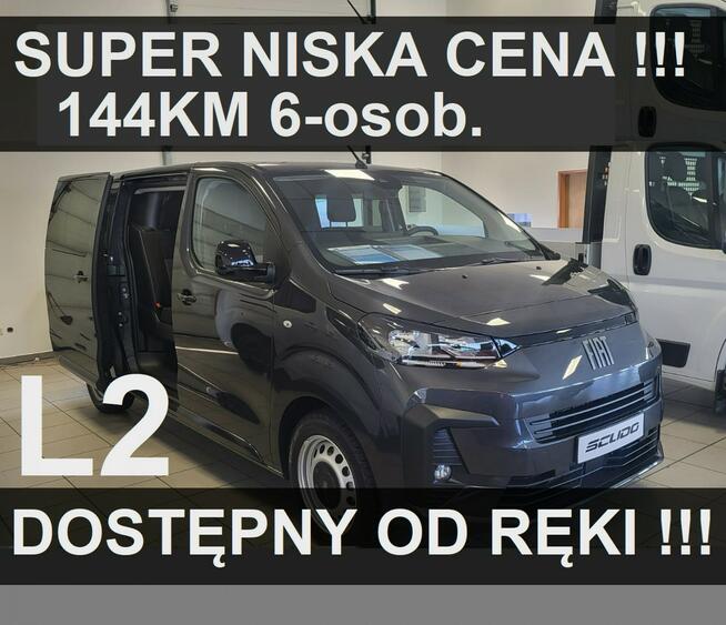 Nowe Scudo 6-os. L2 144KM Super Niska Cena od ręki Kamera