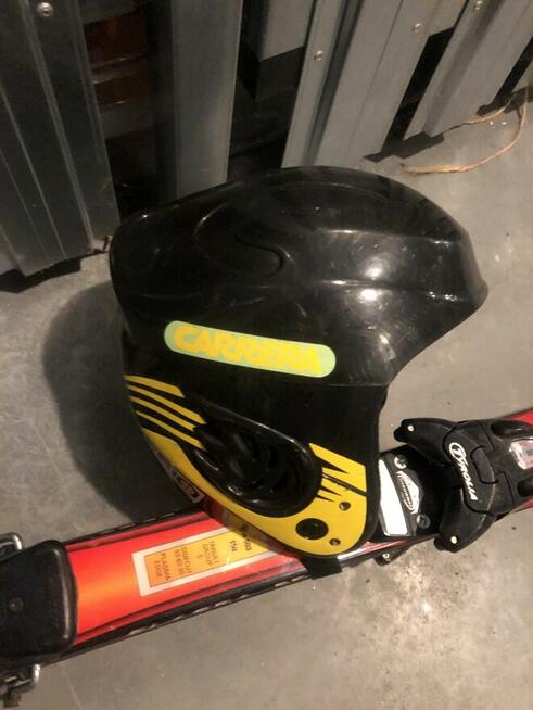 Narty Fischer, Buty nr37 Dachstein, kask Carera i okulary