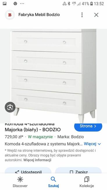 komoda, szafa, stolik nocny