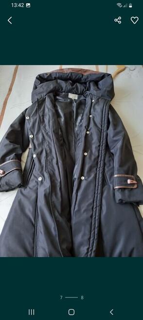 Kurtka damska ocieplana z kapturem r 40