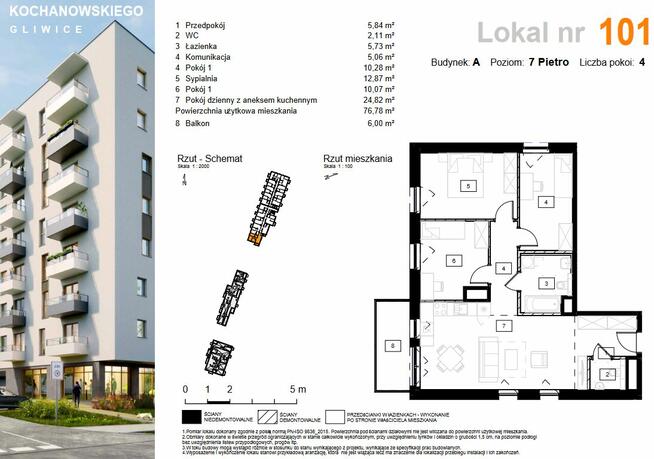 26-95m2 (1,2,3,4 pok.) Os. Kochanowskiego BEZ PROWIZJI