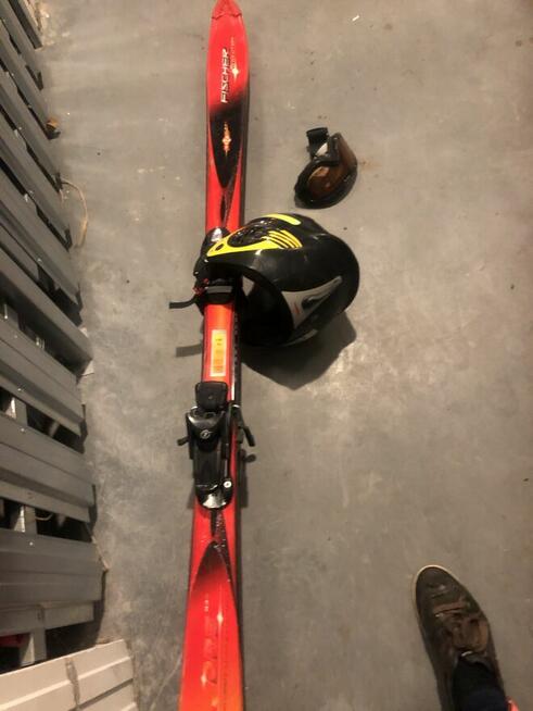 Narty Fischer, Buty nr37 Dachstein, kask Carera i okulary