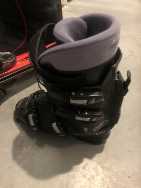 Narty Fischer, Buty nr37 Dachstein, kask Carera i okulary