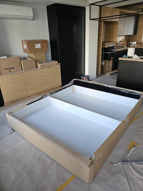 SUPER OKAZJA Łóżko do sypialni 200x180 cm Nowe tapicerowane