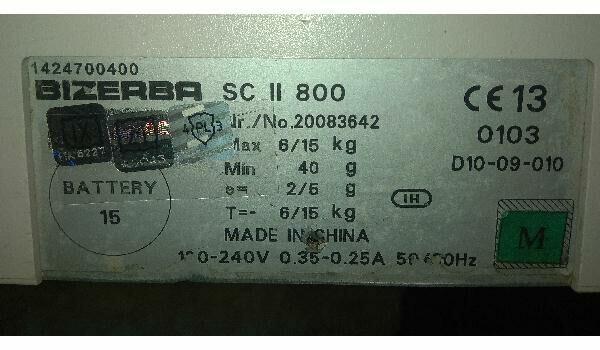 Waga etykietująca BIZERBA SC II 800