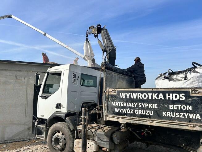 Usługi transportowe HDS wszelkiego rodzaju materiały sypkie