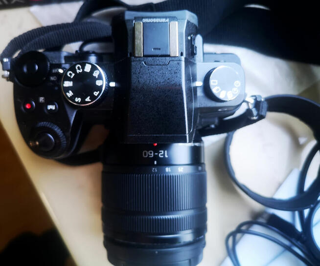 Panasonic DMC-G80M Lumix bezlusterkowy aparat cyfrowy + obie