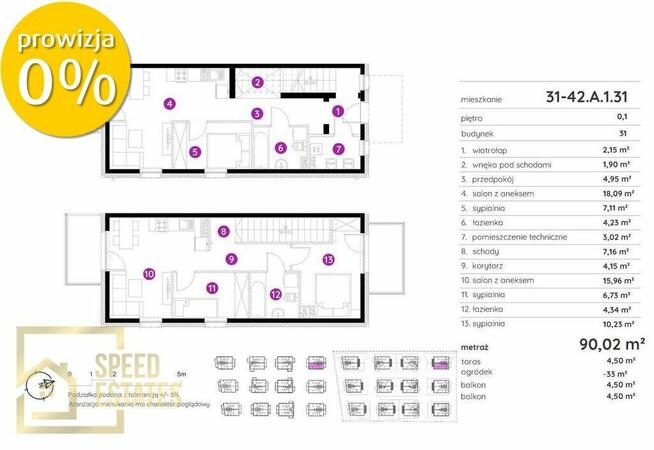 5 Pokoi/Taras/Ogród/Smart home.