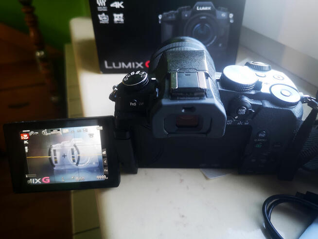 Panasonic DMC-G80M Lumix bezlusterkowy aparat cyfrowy + obie