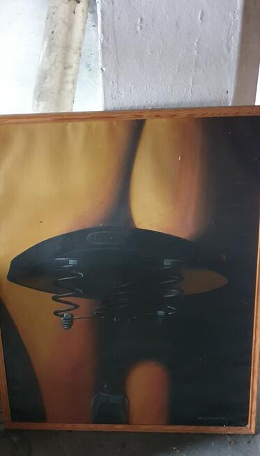 Obraz pupa na siodełku