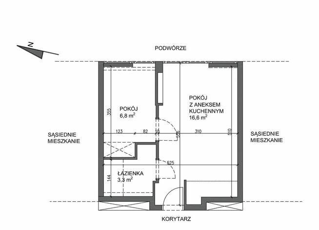 Mieszkanie ul Grzybowska 27m2