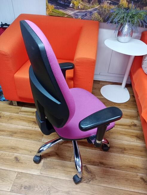 Fotel obrotowy młodzieżowy różowy fotele obrotowe biurowe