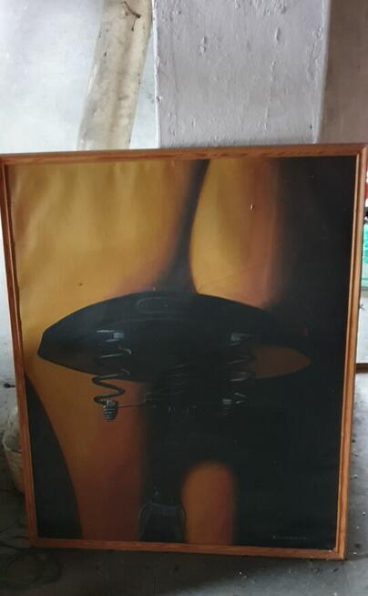 Obraz pupa na siodełku