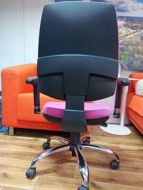 Fotel obrotowy młodzieżowy różowy fotele obrotowe biurowe