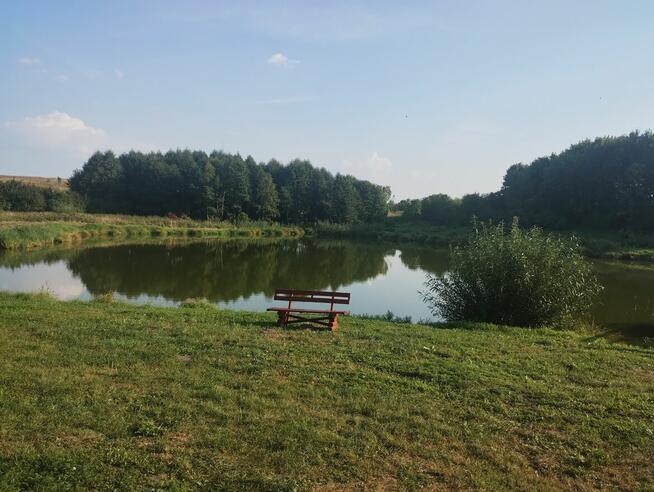 Dom na pięknej działce na górce nad jeziorem Jankowice