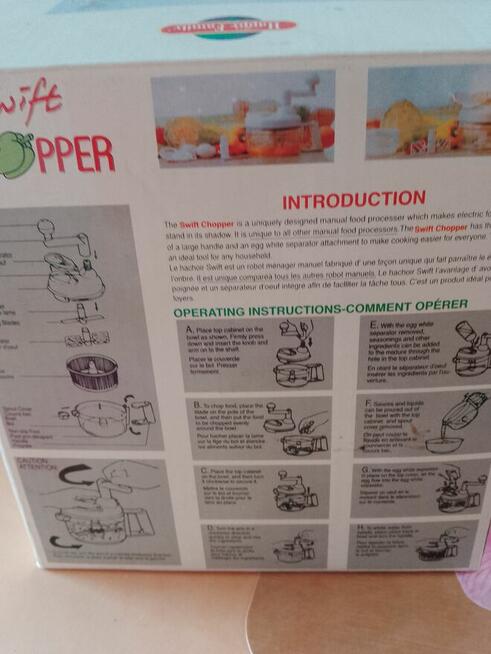 Robot Rozdrabniacz do warzyw ręczny XXL